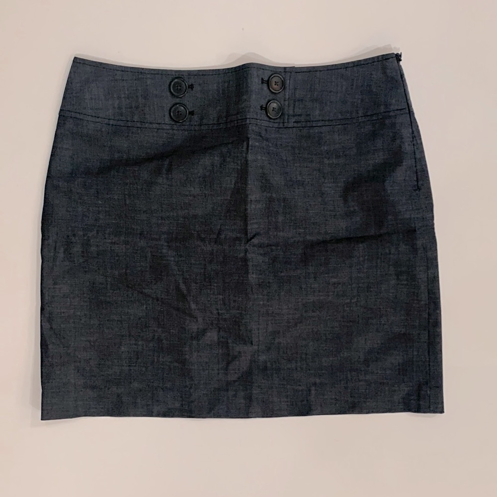 Ann Taylor Loft Size 12 Blue Skirt ( non stretchy) side zipper. New never used